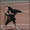Elemento coreografico di un esercizio a corpo libero.